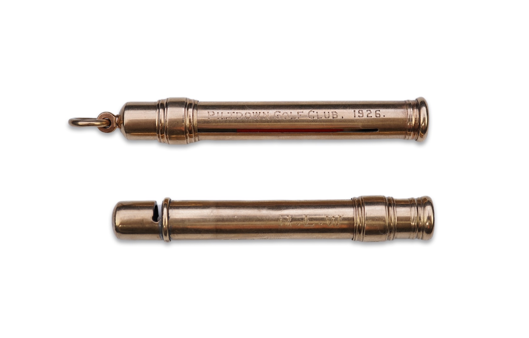 S. Mordan & Co., two 9ct gold propelling pencils